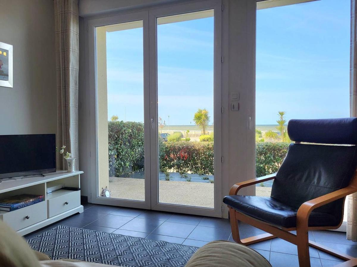 Appartement Rez-De-Jardin, Front De Mer, 4 Pers, Calme, Wifi Gratuit - Fr-1-465-46 แมร์วิลล์-ฟรองซีวิลล์-พลาจ ภายนอก รูปภาพ